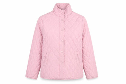 Womens UK Size S Pure & Natural Pink Quilted Coat