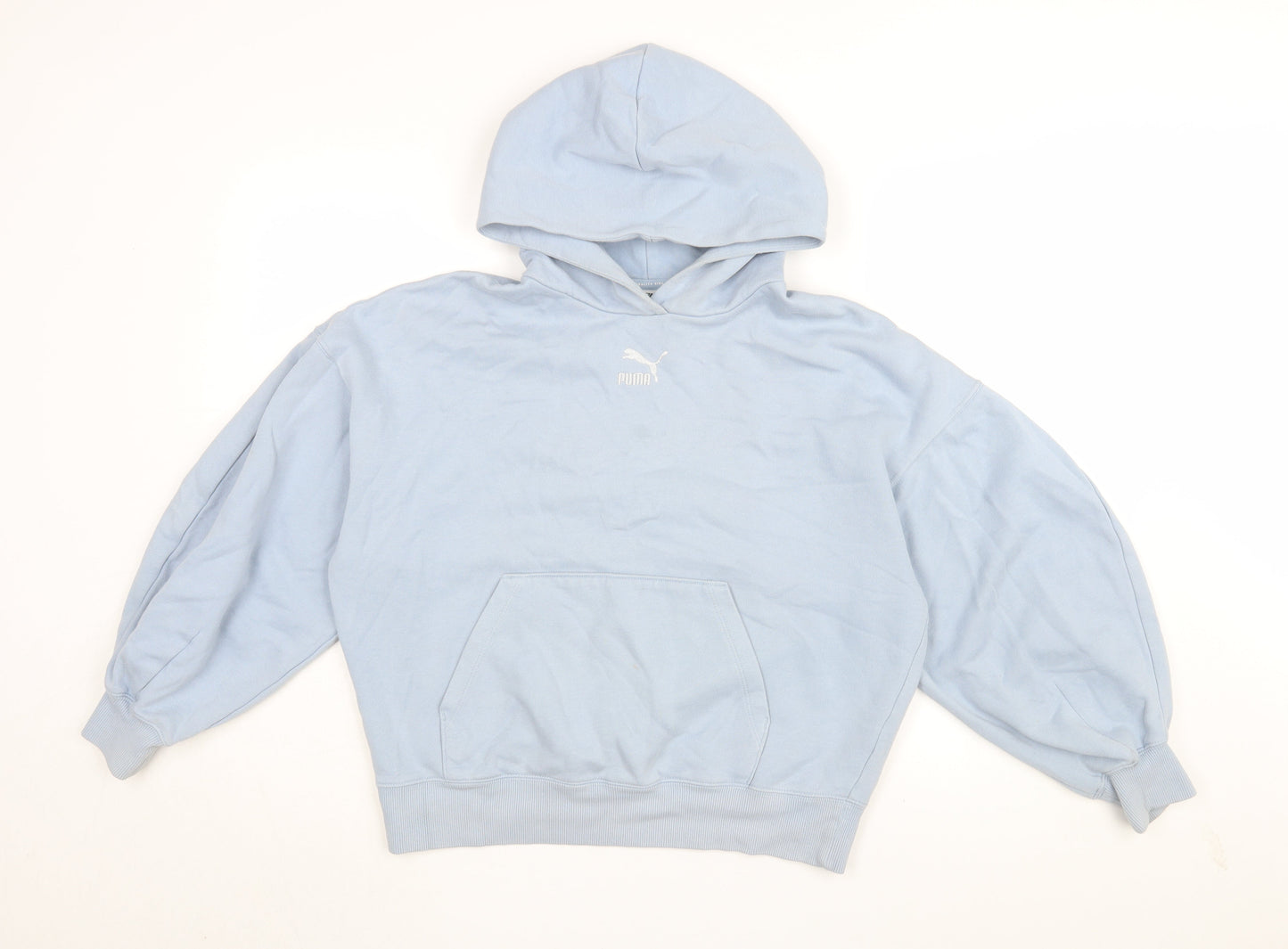 Puma Women's Blue Pullover Hoodie XS