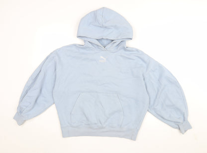 Puma Women's Blue Pullover Hoodie XS
