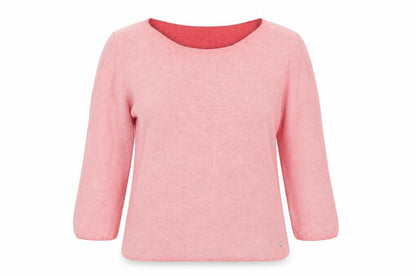 Womens UK Size 12 Betty & Co Pink Pullover Jumper