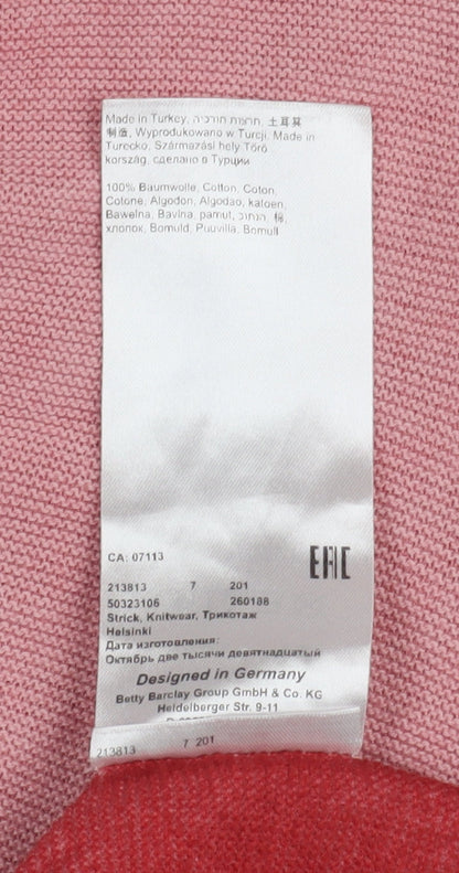 Betty & Co Women's Pink Pullover Jumper Size 12