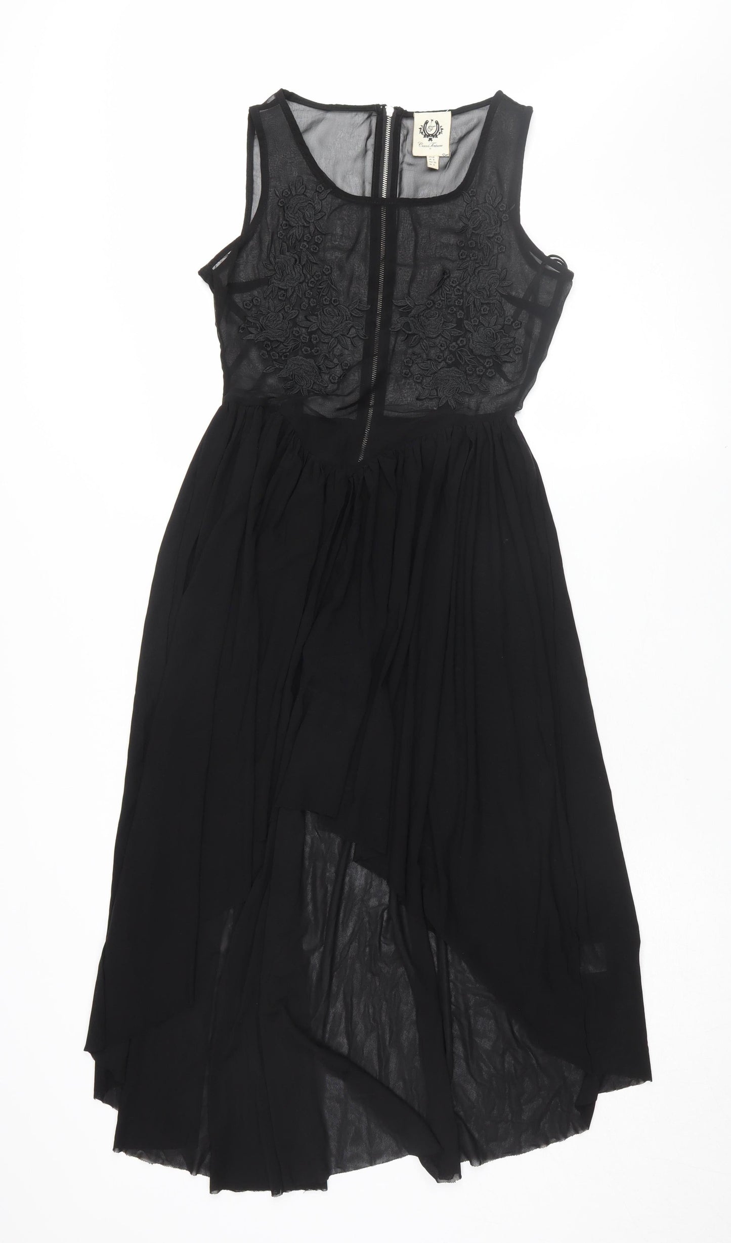 Coco's Fortune Women's Black Hi-Low A-Line Dress Size 8