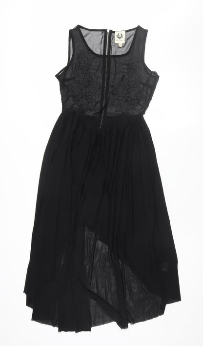 Coco's Fortune Women's Black Hi-Low A-Line Dress Size 8