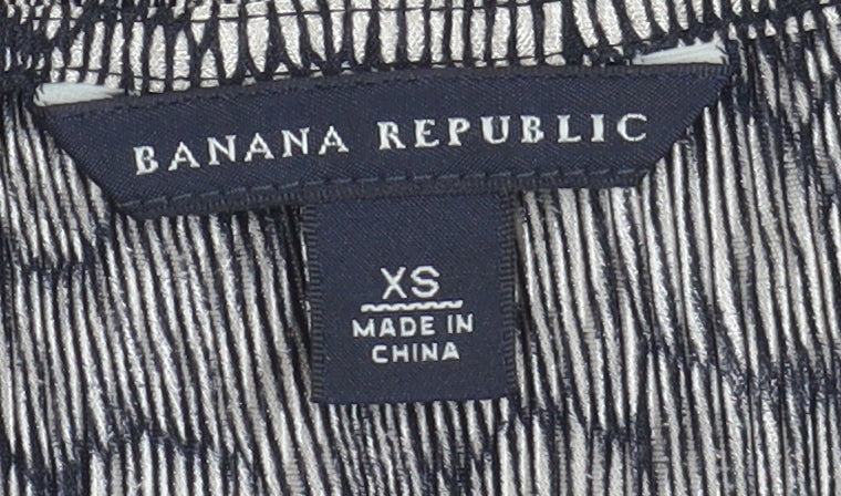 Banana Republic Women’s Beige Sleeveless Tank XS Geometric