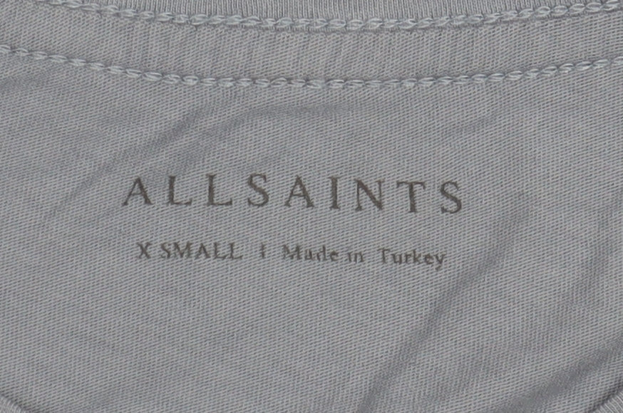 Mens UK Size XS AllSaints Blue  T-Shirt