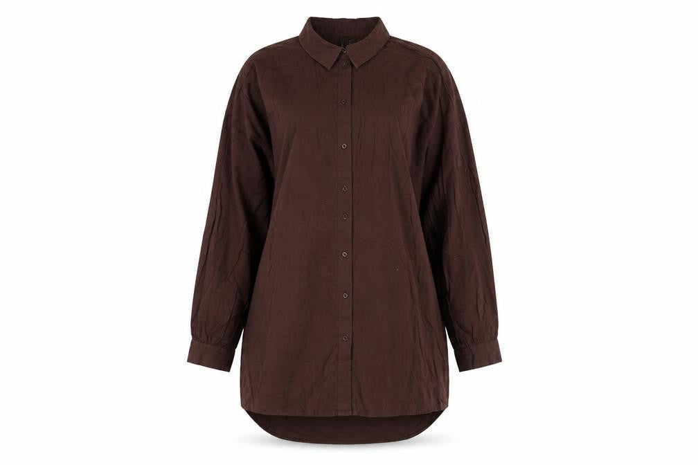 Vero Moda Women's Brown Shirt Dress XS, Cotton Casual