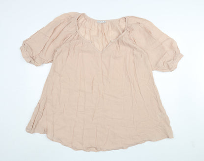 Womens UK Size S VILA Beige  Blouse