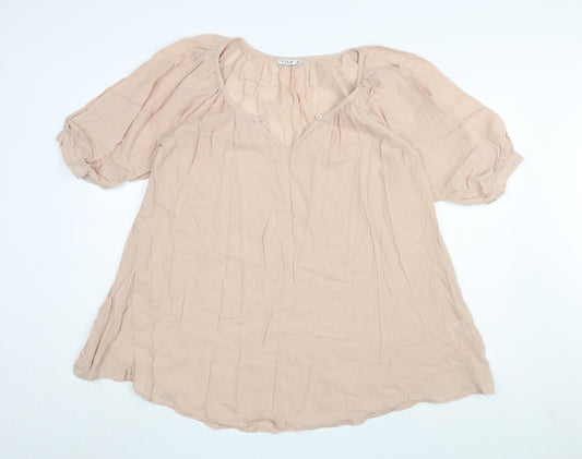 Womens UK Size S VILA Beige  Blouse
