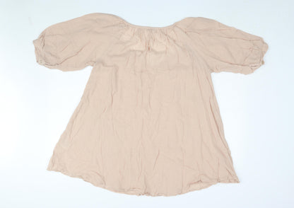 Womens UK Size S VILA Beige  Blouse