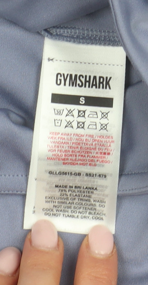 Gymshark Women's Blue Cropped Leggings Size S