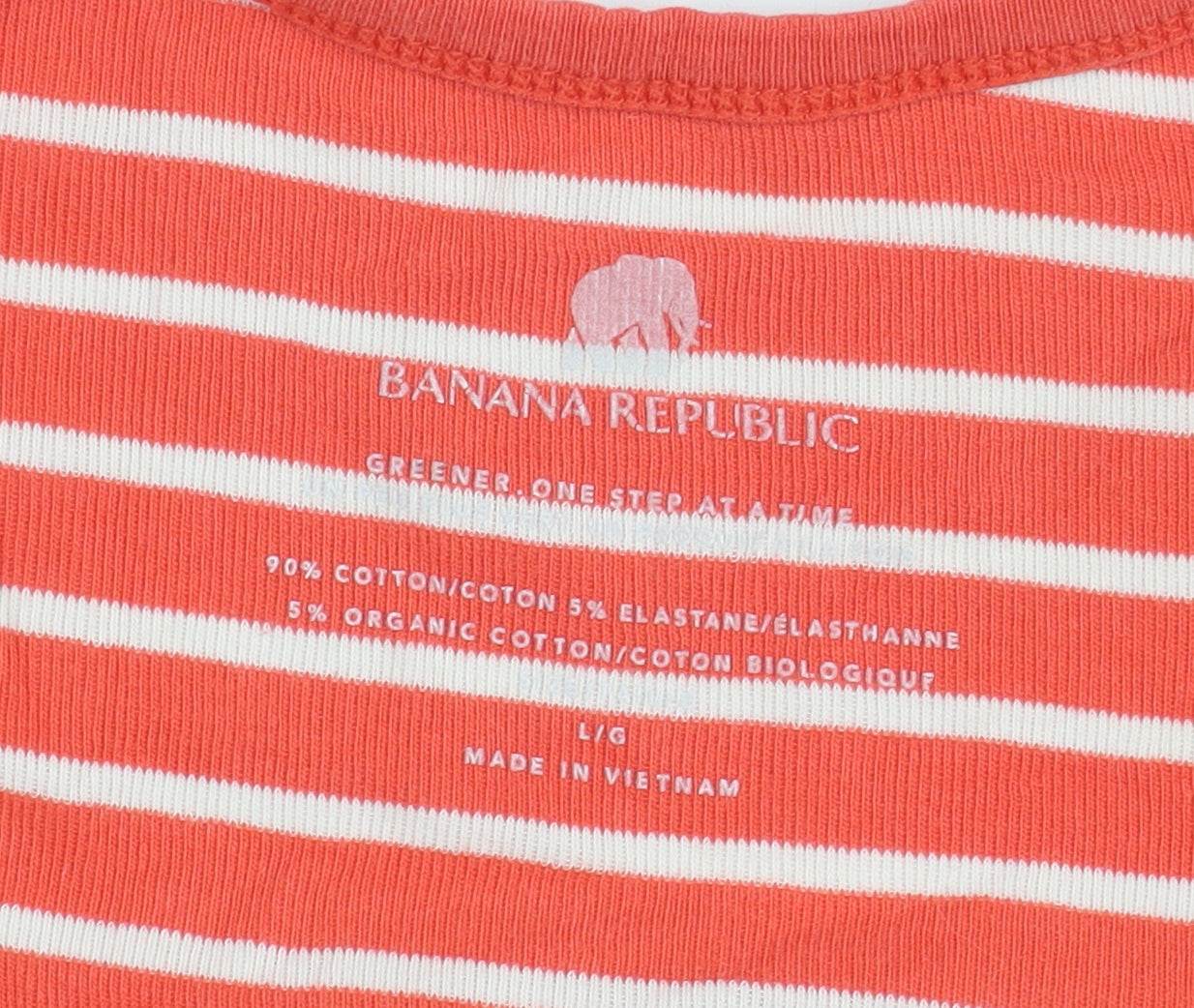 Banana Republic Women’s Red Striped Tank Camisole L