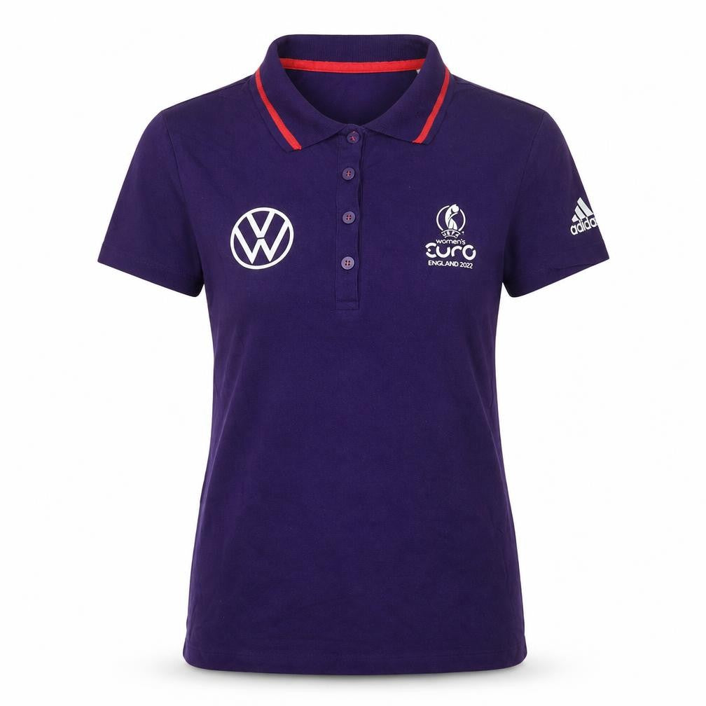 Womens UK Size S adidas Purple Basic Polo