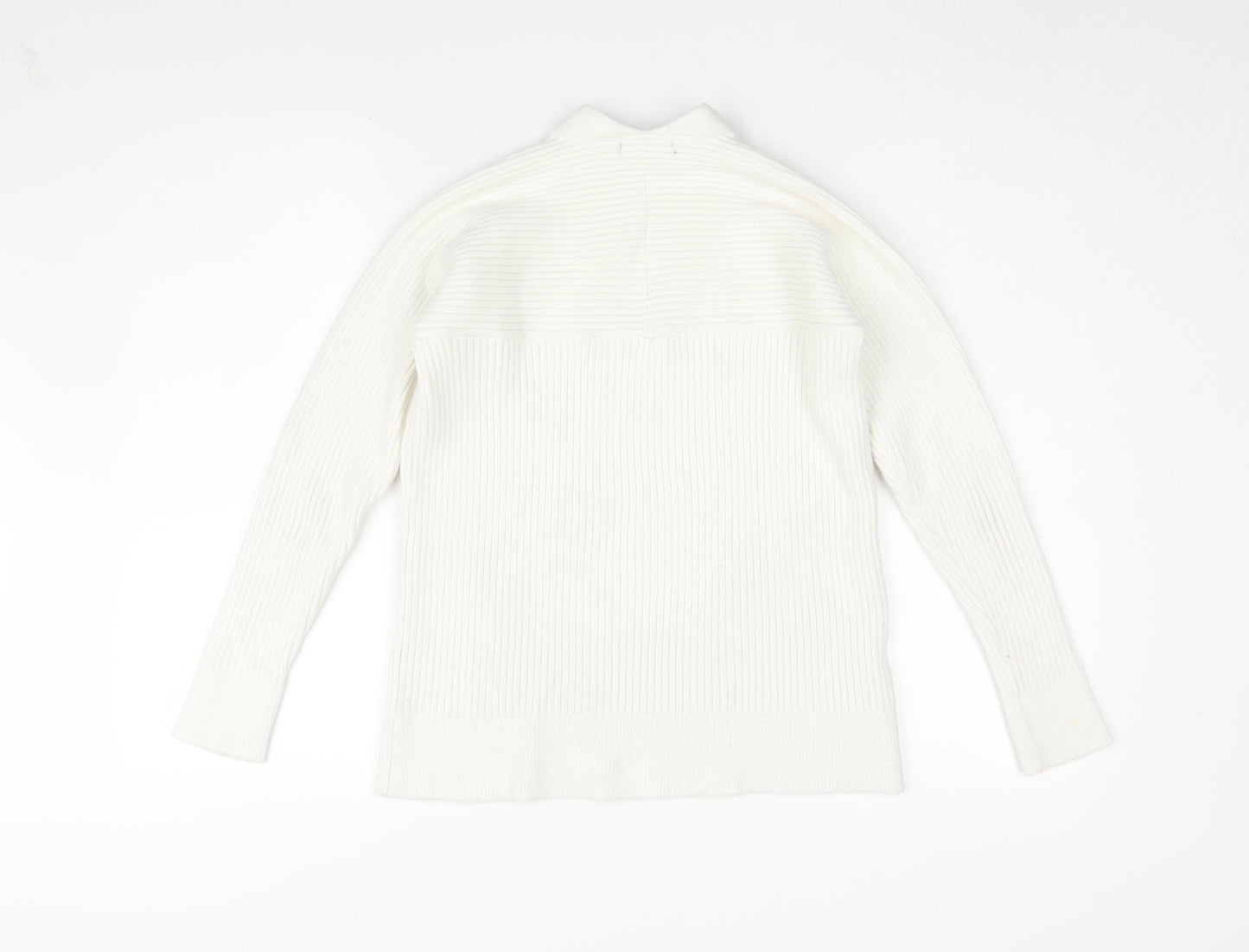 Womens UK Size S Mango Ivory Pullover Jumper