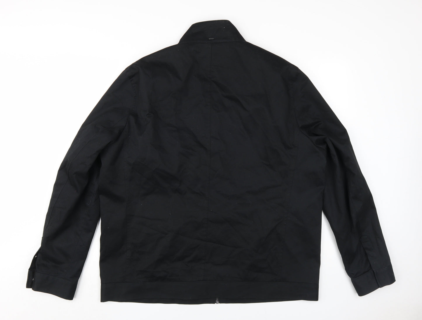 Mens UK Size XL Marks and Spencer Black Military Jacket