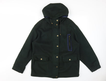 Womens UK Size S NEXT Green Parka Coat