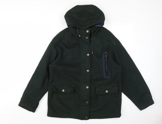 Womens UK Size S NEXT Green Parka Coat