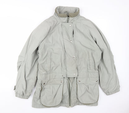 Nuage Women's Green Parka Jacket, Size 12, Relaxed Fit