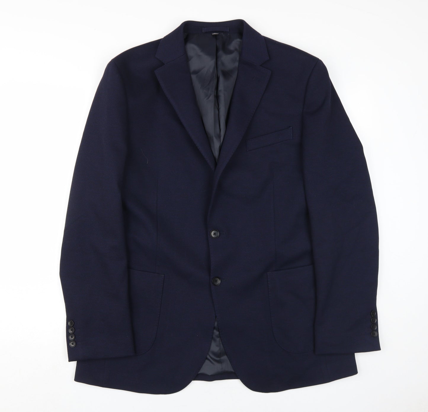 Mens UK Size 42 Marks and Spencer Regular Blue Suit Jacket