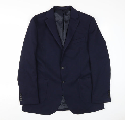 Mens UK Size 42 Marks and Spencer Regular Blue Suit Jacket
