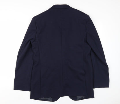 Mens UK Size 42 Marks and Spencer Regular Blue Suit Jacket