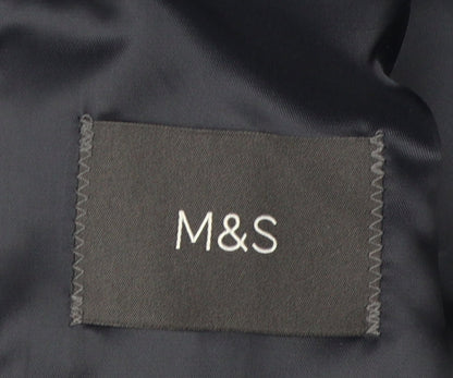 Mens UK Size 42 Marks and Spencer Regular Blue Suit Jacket