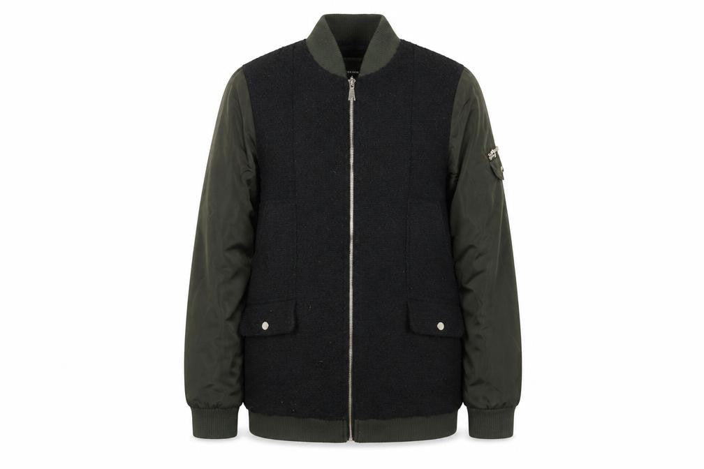 Womens UK Size 12 NEXT Black Bomber Jacket