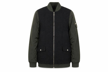 Womens UK Size 12 NEXT Black Bomber Jacket