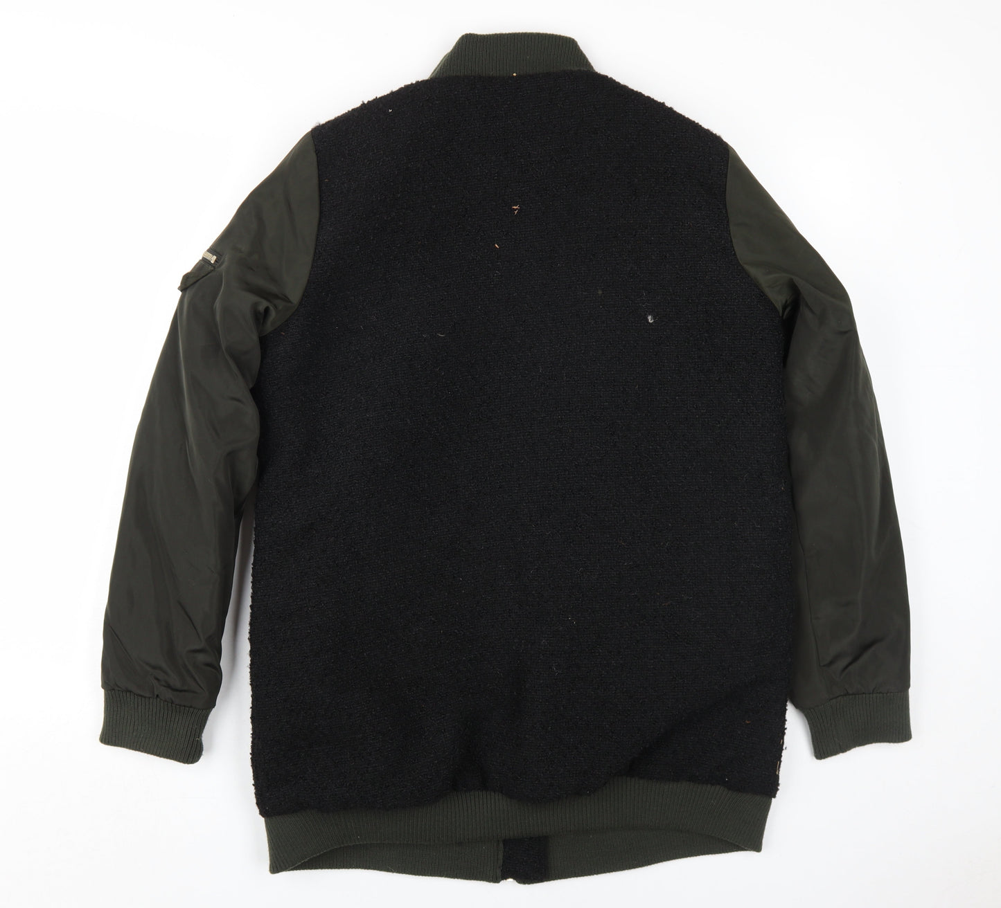 Womens UK Size 12 NEXT Black Bomber Jacket