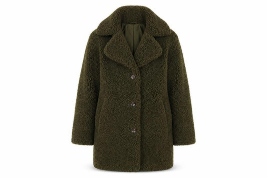 Womens UK Size S Miss Selfridge Green Overcoat