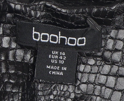 Womens UK Size 14 Boohoo Black
