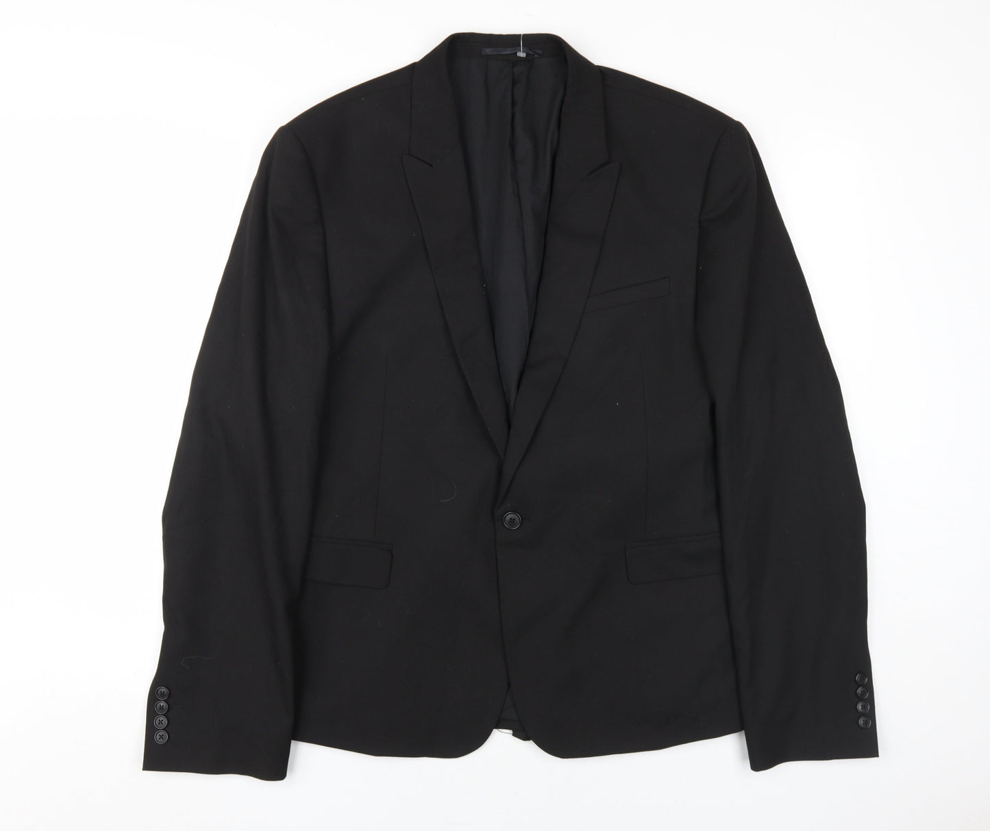 ASOS Black Men's Blazer, Size 44, Formal Wear