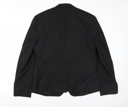 ASOS Black Men's Blazer, Size 44, Formal Wear
