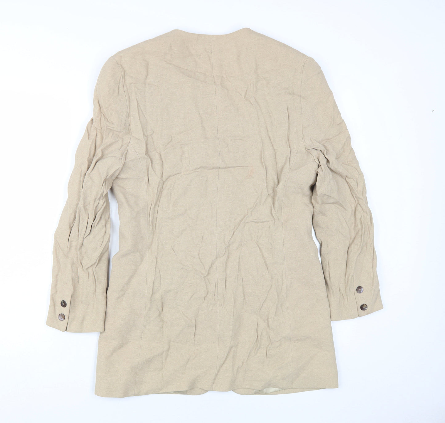 Womens UK Size 10 Planet Beige Basic Jacket