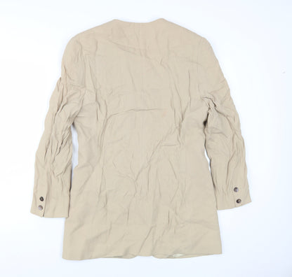 Womens UK Size 10 Planet Beige Basic Jacket