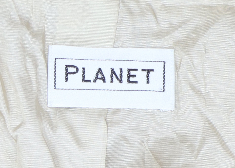 Womens UK Size 10 Planet Beige Basic Jacket