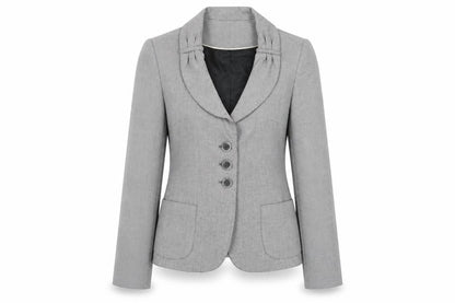 Womens UK Size 10 NEXT Regular Grey Blazer