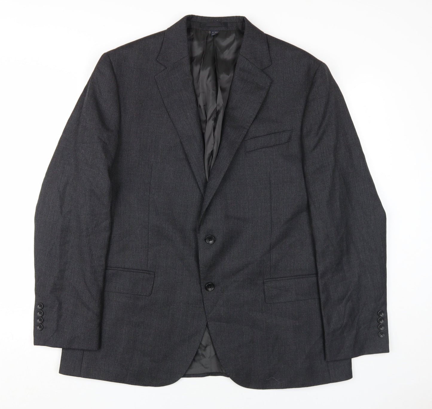 Mens UK Size 44 Marks and Spencer Regular Black Suit Jacket