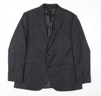Mens UK Size 44 Marks and Spencer Regular Black Suit Jacket