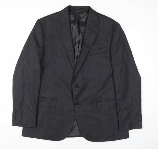 Mens UK Size 44 Marks and Spencer Regular Black Suit Jacket