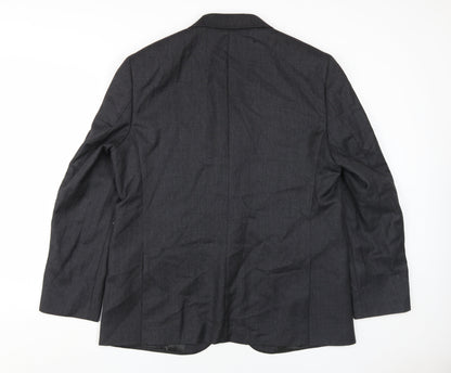 Mens UK Size 44 Marks and Spencer Regular Black Suit Jacket