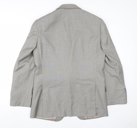 Mens UK Size 40 Marks and Spencer Regular Grey Suit Jacket