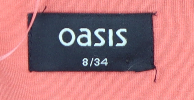 Womens UK Size 8 Oasis Pink Basic Jacket