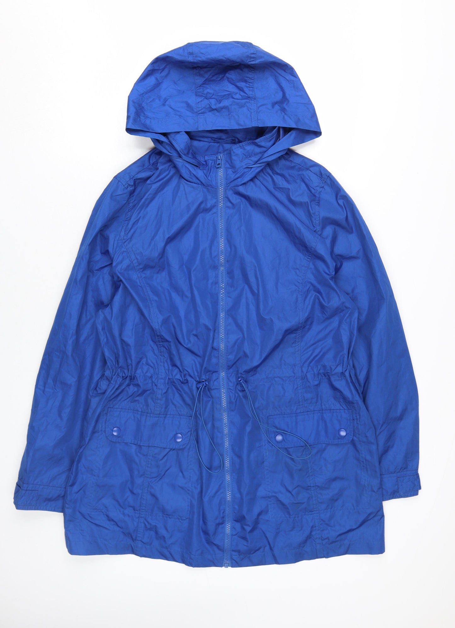 Mens UK Size XL St John's Bay Blue Windbreaker Coat
