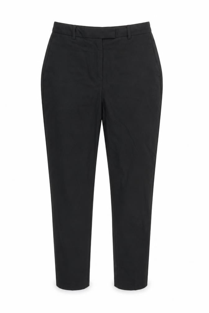 Womens UK Size 8 NEXT Regular Fit Straight Black Trousers