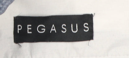 Pegasus Men's Blue Cargo Trousers, Size 50, Cotton