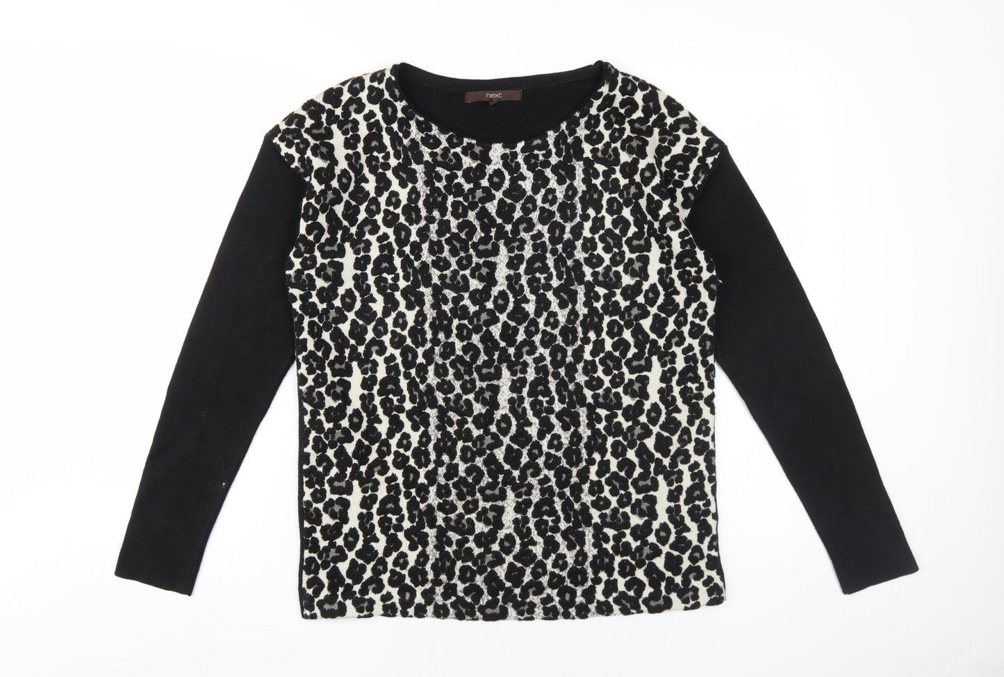 Womens UK Size 12 NEXT Black Pullover Jumper