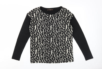 Womens UK Size 12 NEXT Black Pullover Jumper