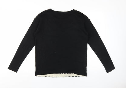 Womens UK Size 12 NEXT Black Pullover Jumper