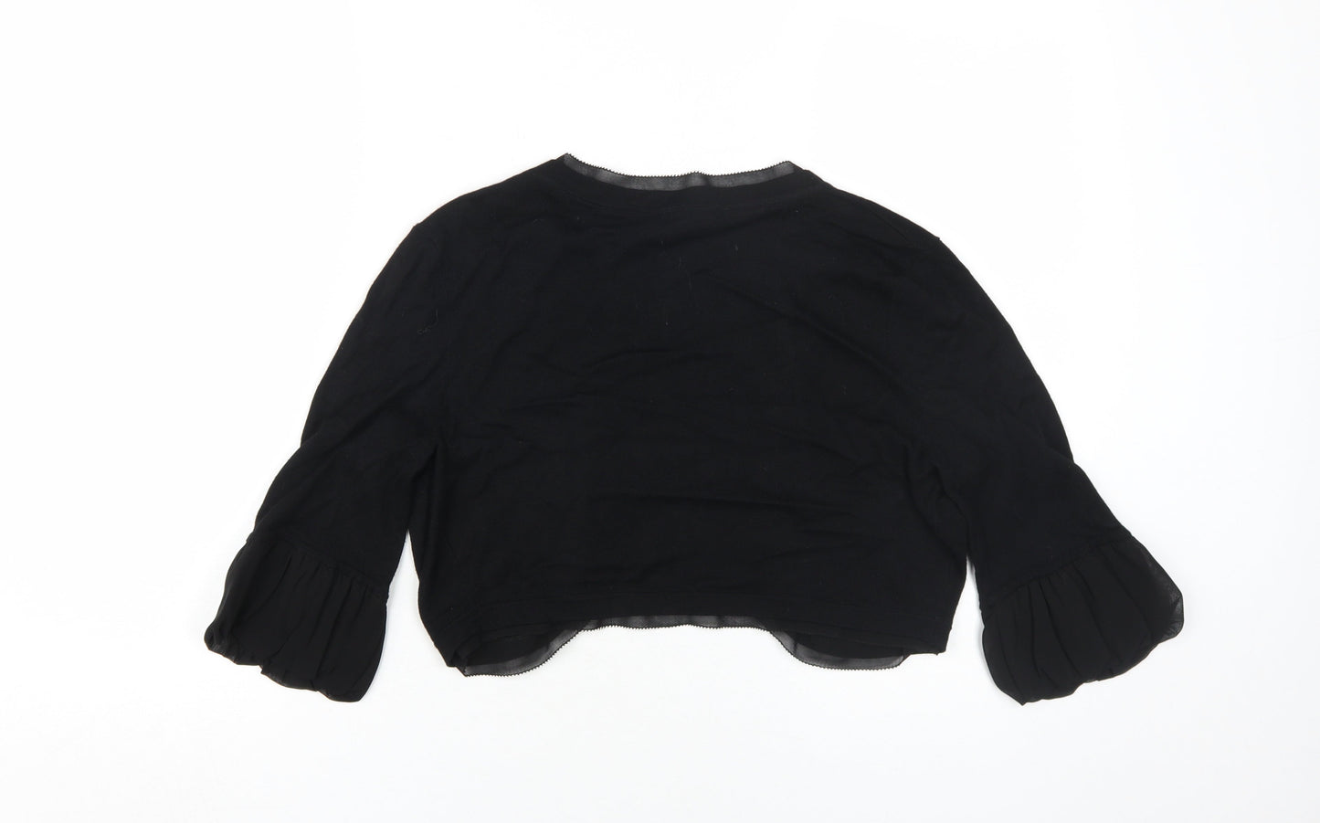 Womens UK Size M Coast Black Shrug Jumper