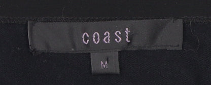 Womens UK Size M Coast Black Shrug Jumper